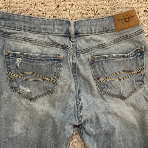 Abercrombie & Fitch women’s distressed skinny jeans Size 0 - Picture 6 of 6